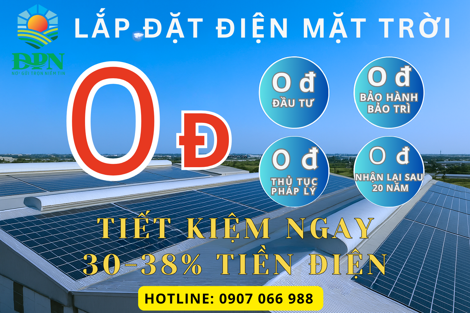 Điện Mặt Trời 0 đ